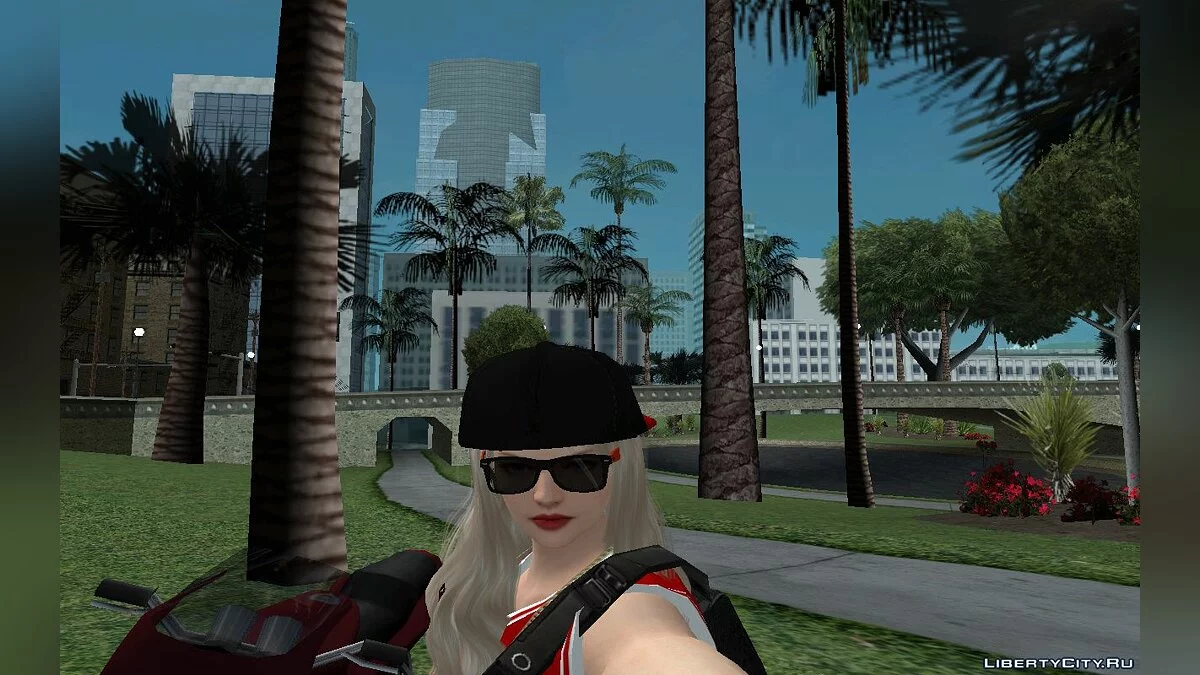 Рэйчел в одежде Chicago Bulls Ourstory's Jersey / GTA San Andreas