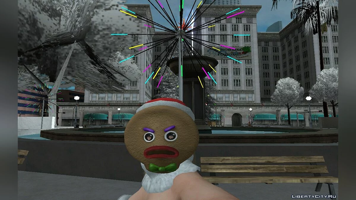Рэйчел в Рождественском наряде / GTA San Andreas