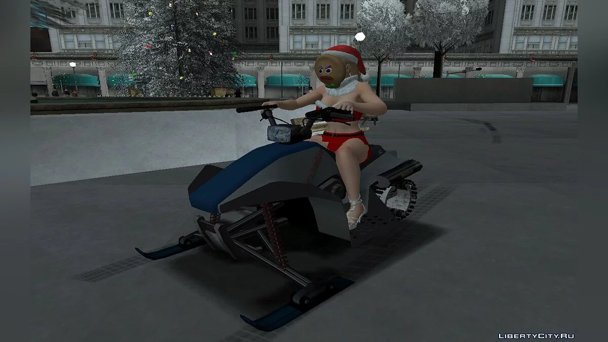 Рэйчел в Рождественском наряде / GTA San Andreas