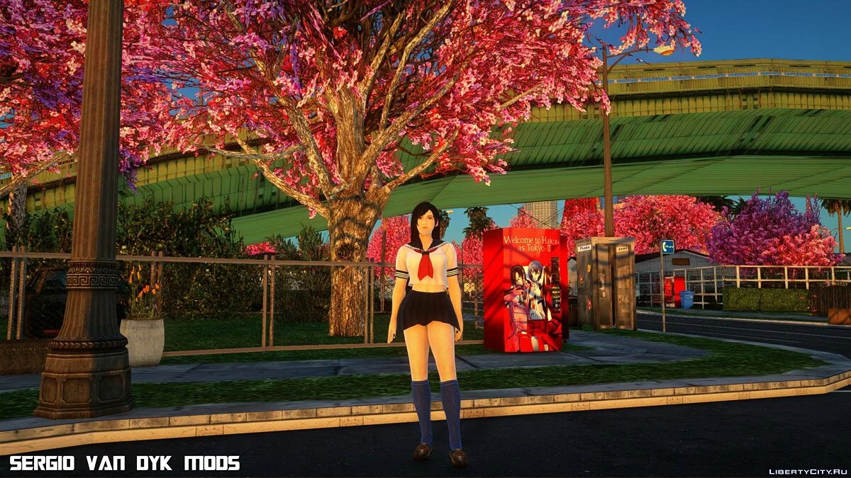 Тифа Локхарт из Final Fantasy VII / GTA San Andreas