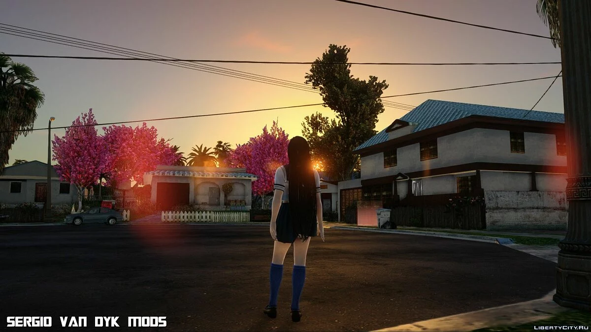 Тифа Локхарт из Final Fantasy VII / GTA San Andreas