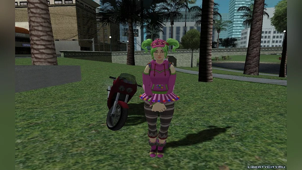Zoey Candy Girl из Фортнайт / GTA San Andreas