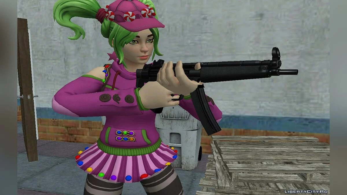Zoey Candy Girl из Фортнайт / GTA San Andreas