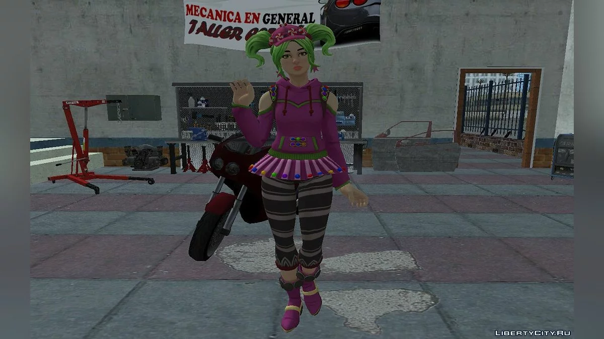 Zoey Candy Girl из Фортнайт / GTA San Andreas