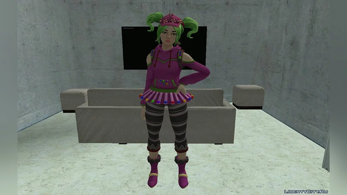 Zoey Candy Girl из Фортнайт / GTA San Andreas