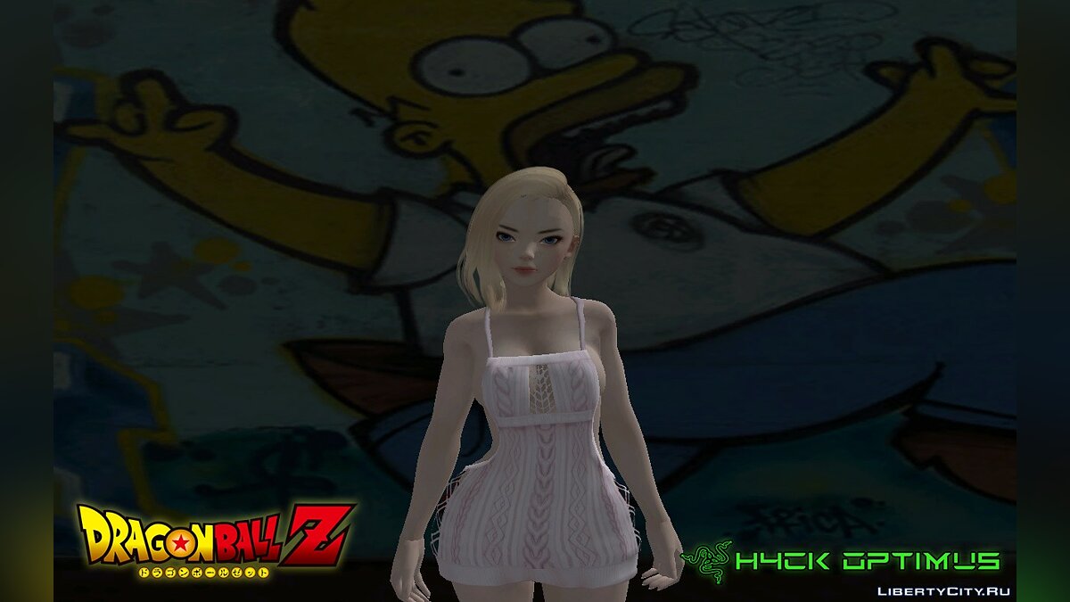 Скачать Android 18 из Dragon Ball (Narwhal) для GTA San Andreas