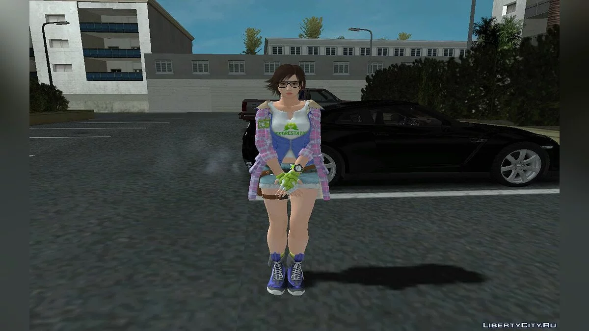Асука Кадзама в стиле одежды Юлии Чанг / GTA San Andreas