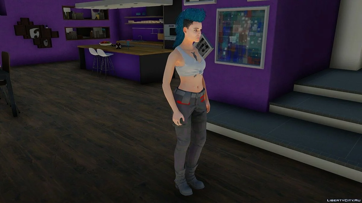 Бестия Амендиарес из Cyberpunk 2077 / GTA San Andreas