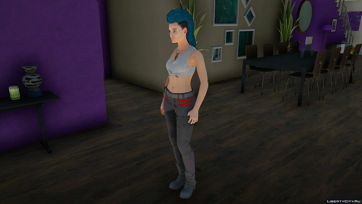 Бестия Амендиарес из Cyberpunk 2077 / GTA San Andreas