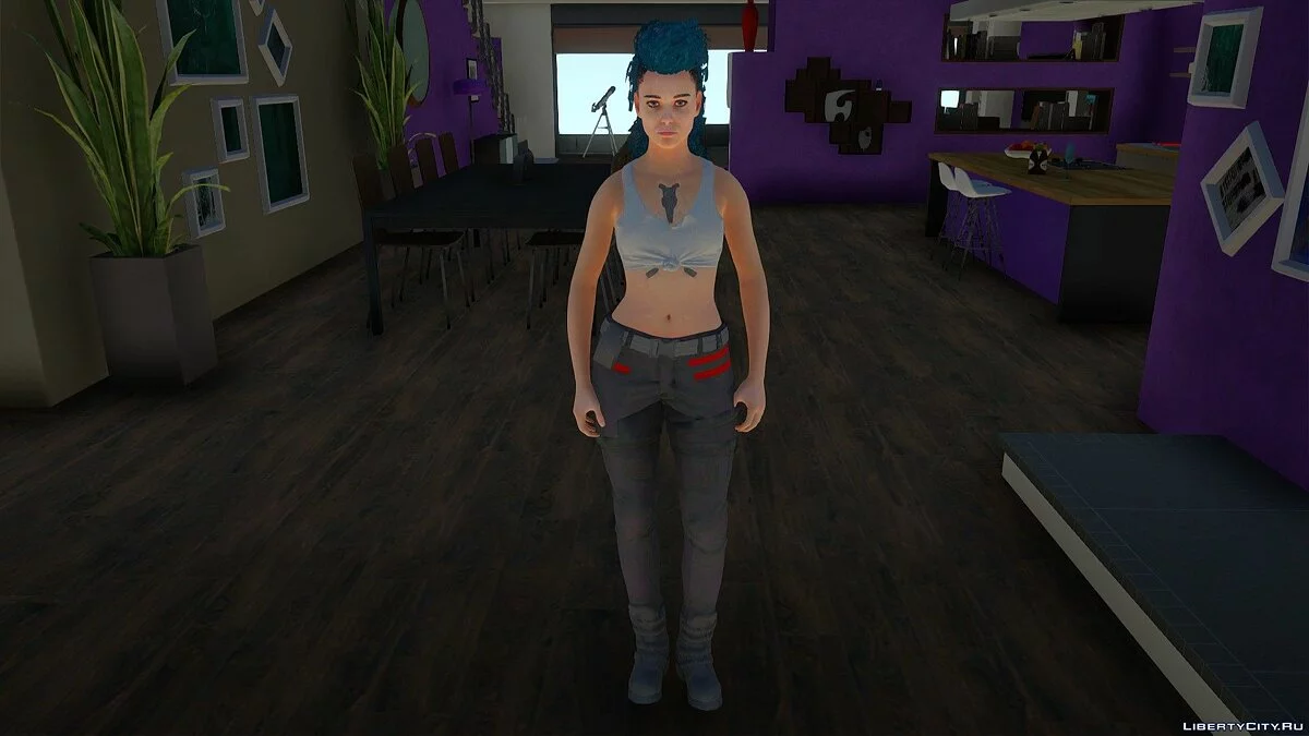 Бестия Амендиарес из Cyberpunk 2077 / GTA San Andreas