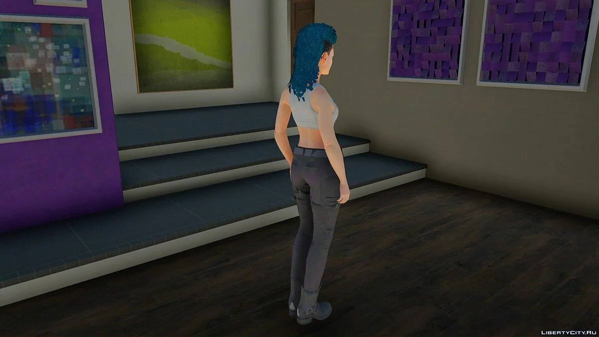 Бестия Амендиарес из Cyberpunk 2077 / GTA San Andreas