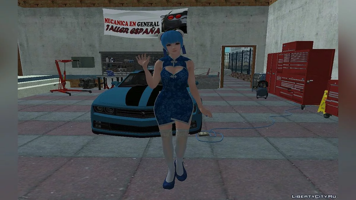 DOA6 Kula Alluring Mandarin Dress Meshmod / GTA San Andreas