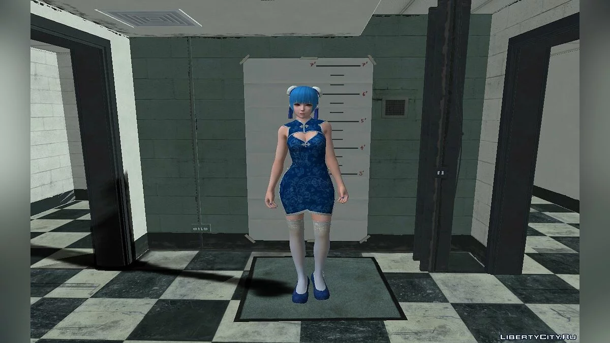 DOA6 Kula Alluring Mandarin Dress Meshmod / GTA San Andreas