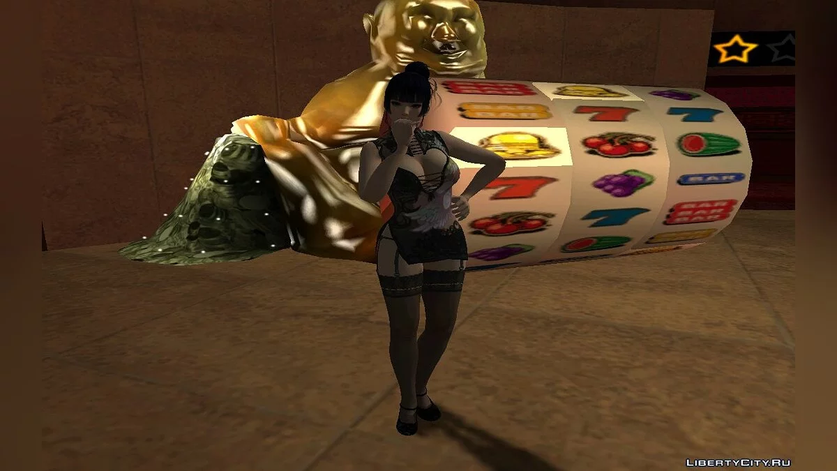 DOAXVV Nyotengu Phantom Black Dragon / GTA San Andreas