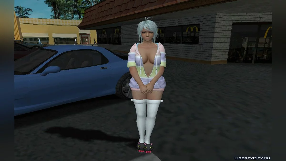 DOAXVV Patty Loose Fluffy Parka / GTA San Andreas