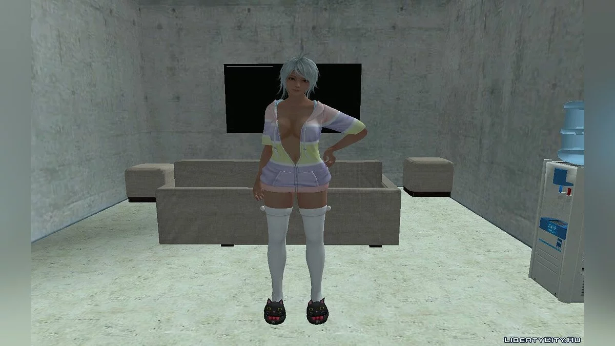 DOAXVV Patty Loose Fluffy Parka / GTA San Andreas