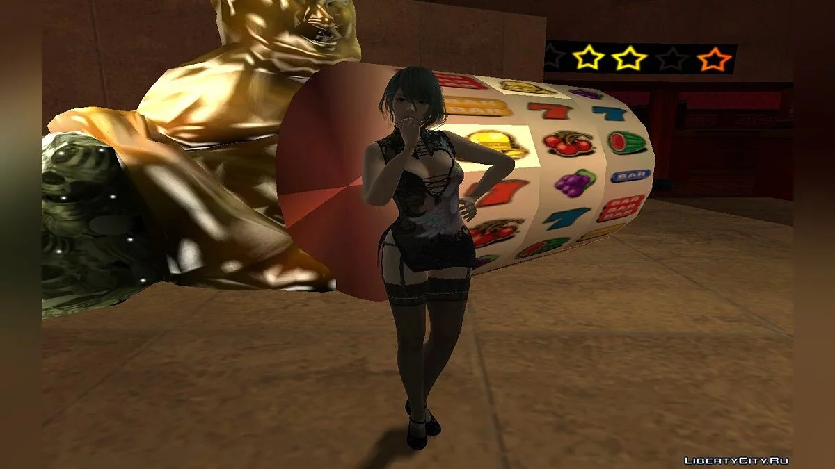 DOAXVV Tamaki Phantom Black Dragon / GTA San Andreas