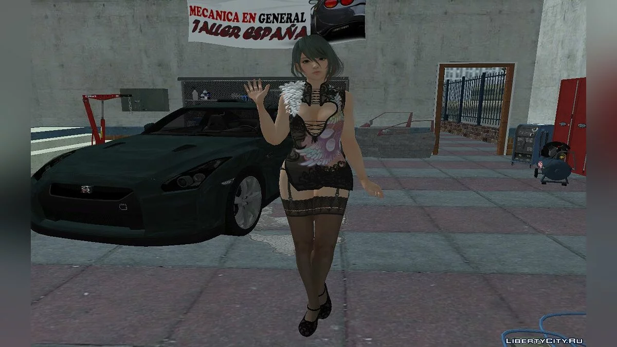 DOAXVV Tamaki Phantom Black Dragon / GTA San Andreas