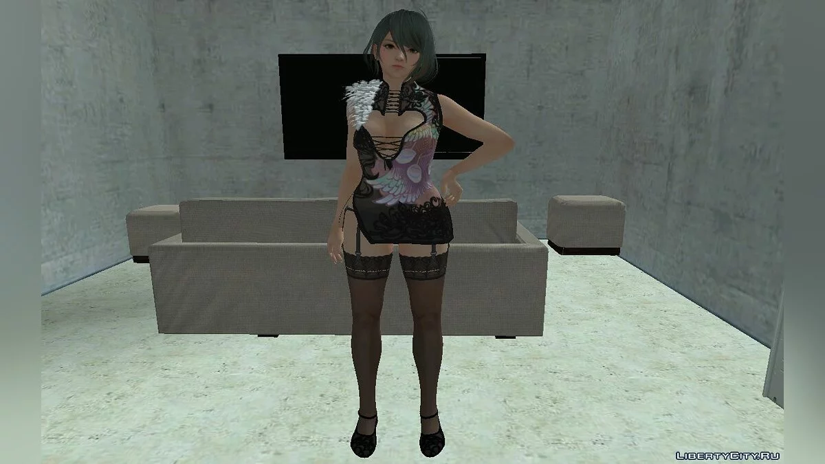DOAXVV Tamaki Phantom Black Dragon / GTA San Andreas