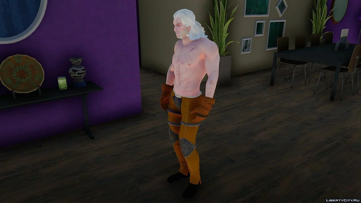 Геральт из The Witcher / GTA San Andreas