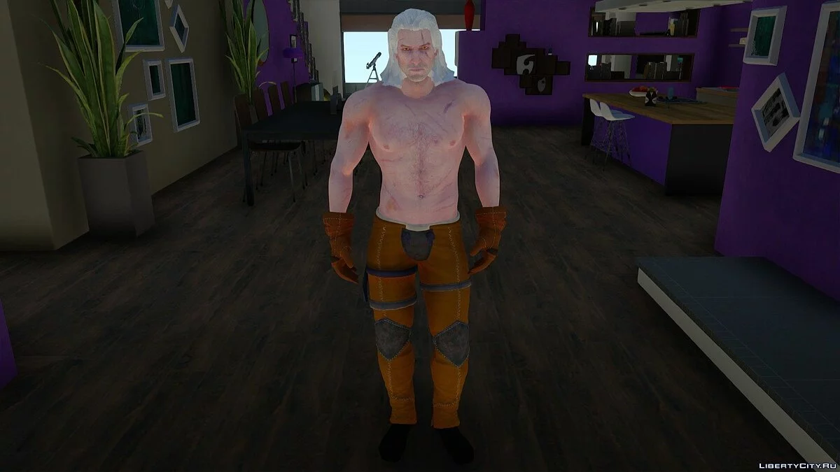 Геральт из The Witcher / GTA San Andreas
