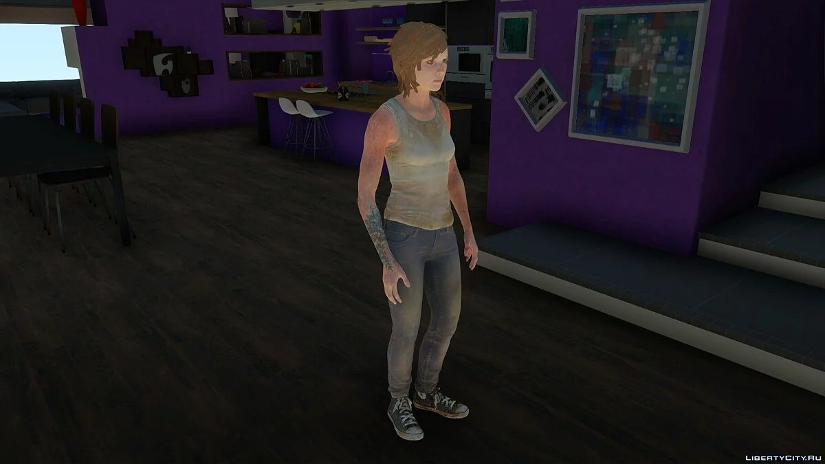 Элли Уильямс из The Last of US 2 / GTA San Andreas