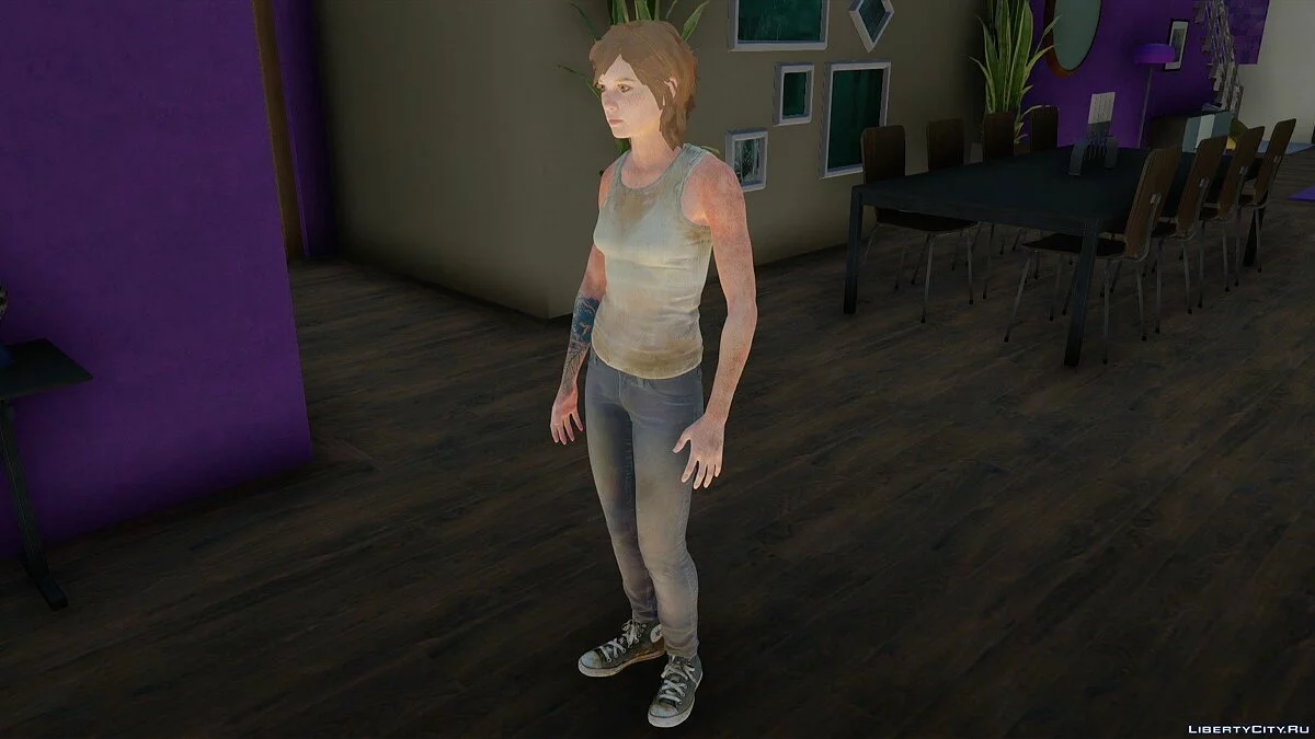 Элли Уильямс из The Last of US 2 / GTA San Andreas