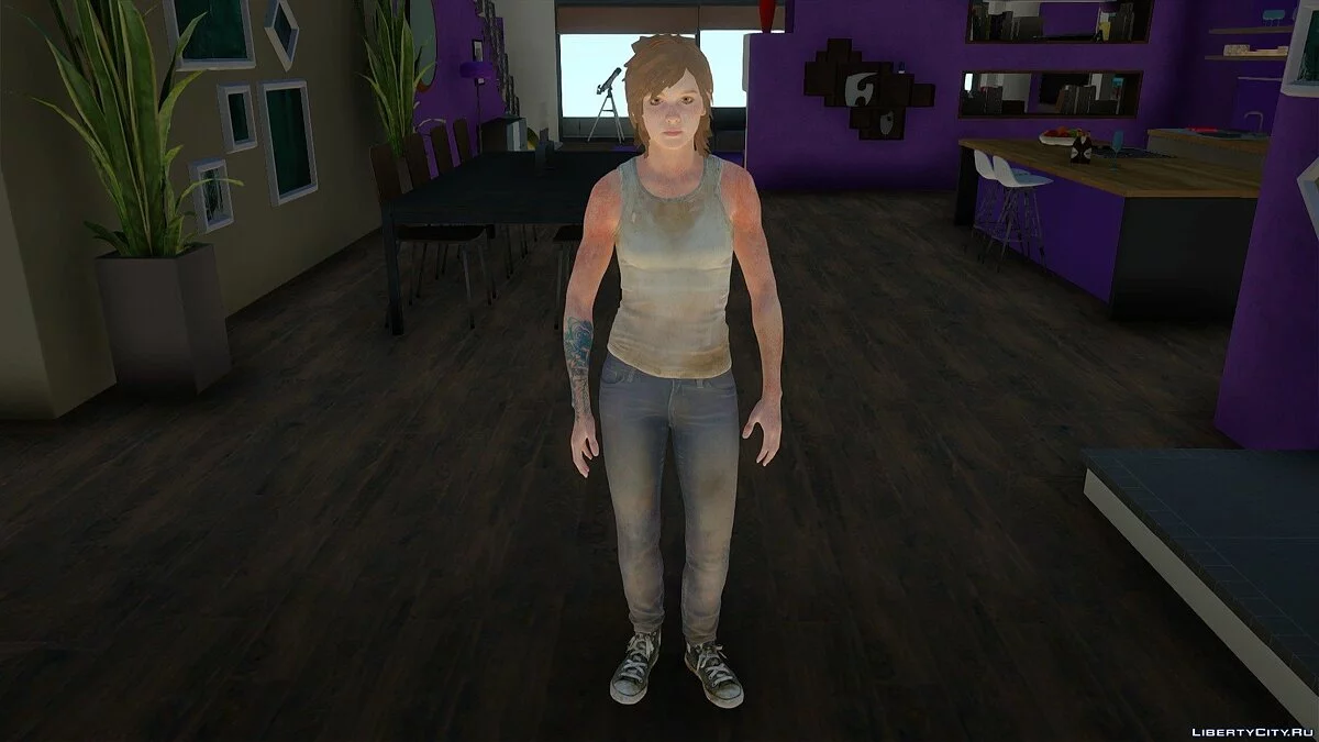Элли Уильямс из The Last of US 2 / GTA San Andreas