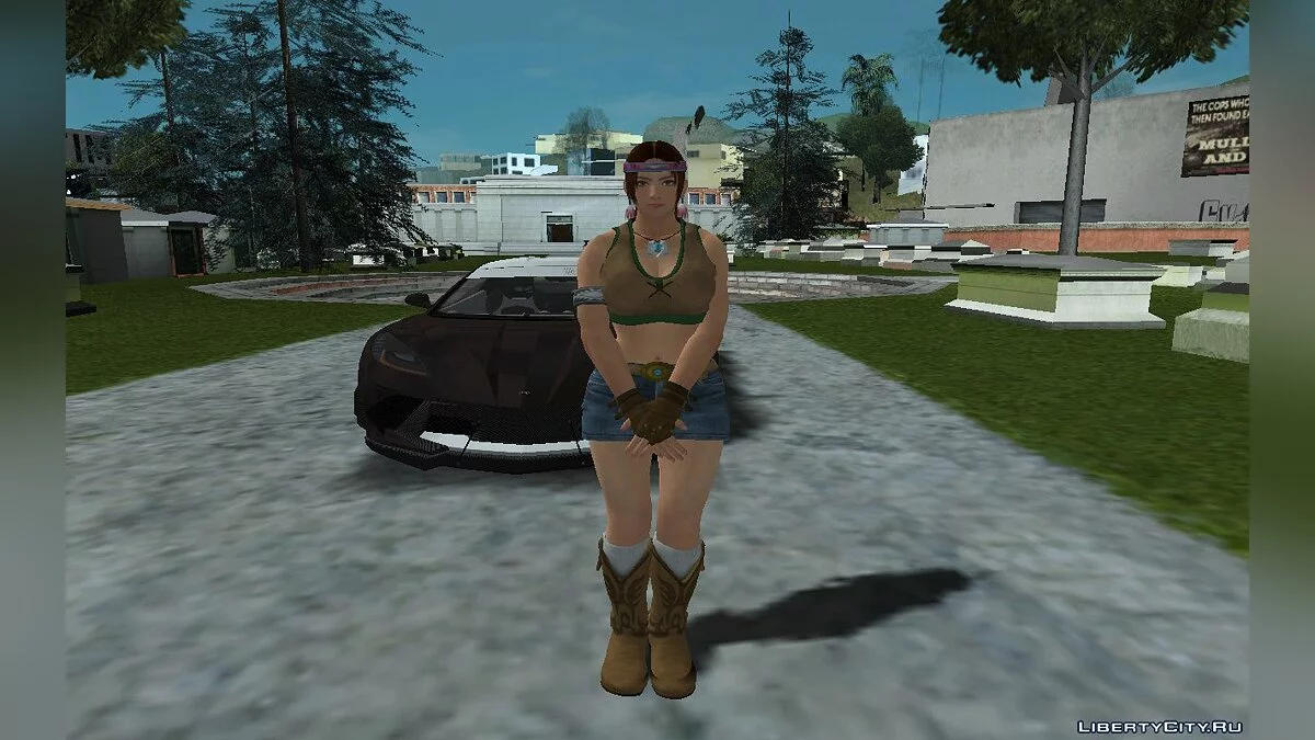 Юлия Чанг в классическом наряде  / GTA San Andreas