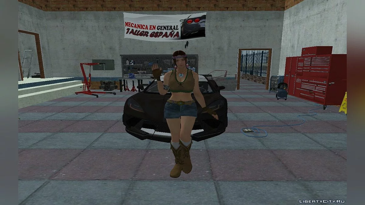 Юлия Чанг в классическом наряде  / GTA San Andreas