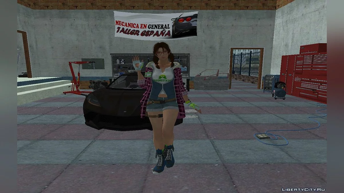 Юлия Чанг в повседневной одежде  / GTA San Andreas