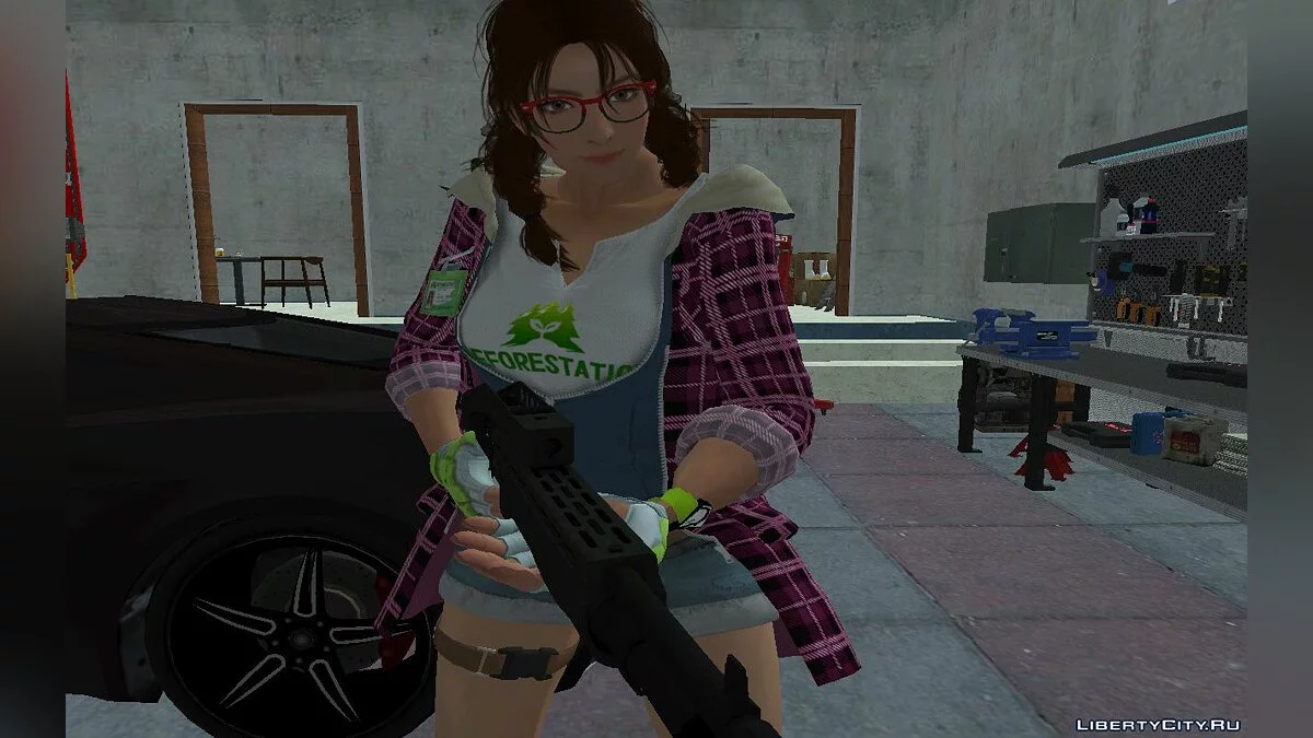 Юлия Чанг в повседневной одежде  / GTA San Andreas
