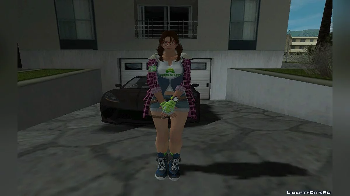 Юлия Чанг в повседневной одежде  / GTA San Andreas