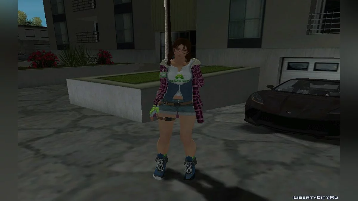 Юлия Чанг в повседневной одежде  / GTA San Andreas