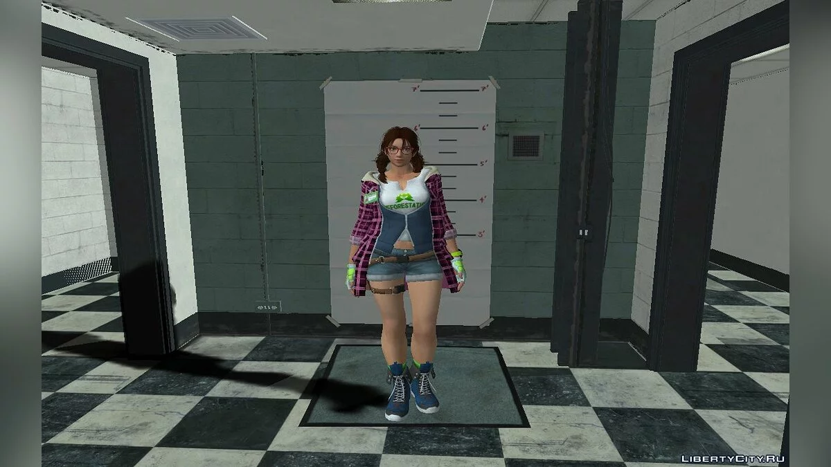 Юлия Чанг в повседневной одежде  / GTA San Andreas