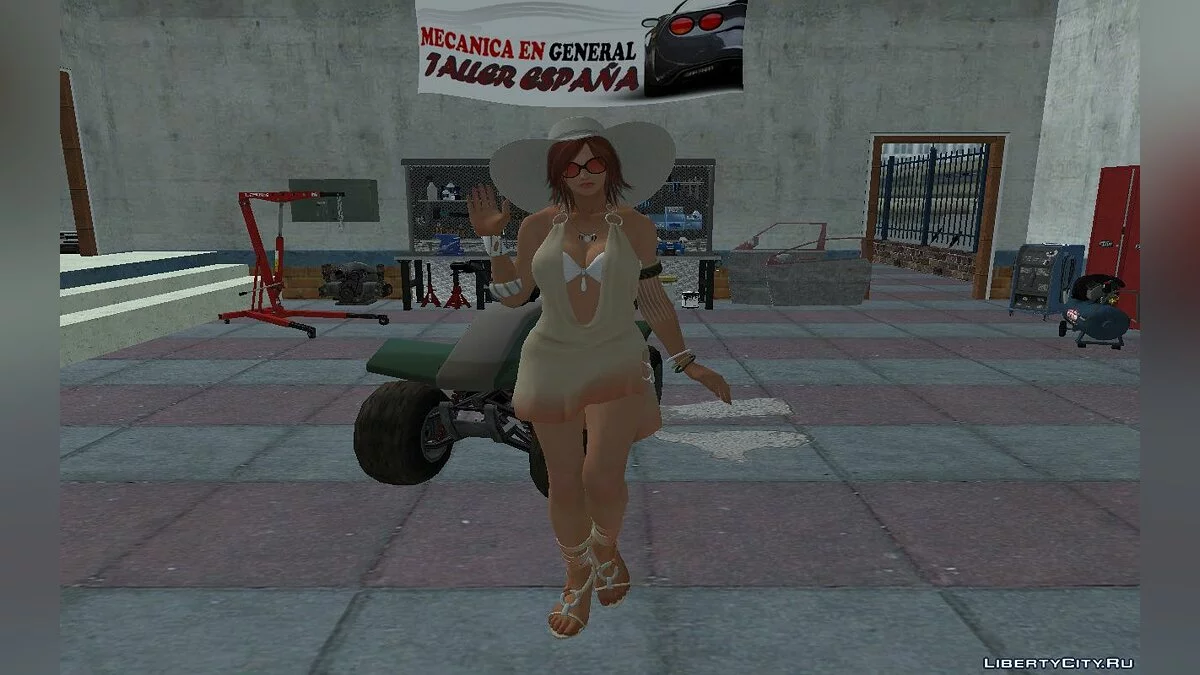 Катарина Алвес  в летнем платье / GTA San Andreas