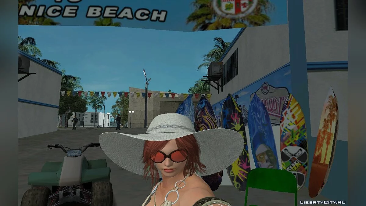 Катарина Алвес  в летнем платье / GTA San Andreas