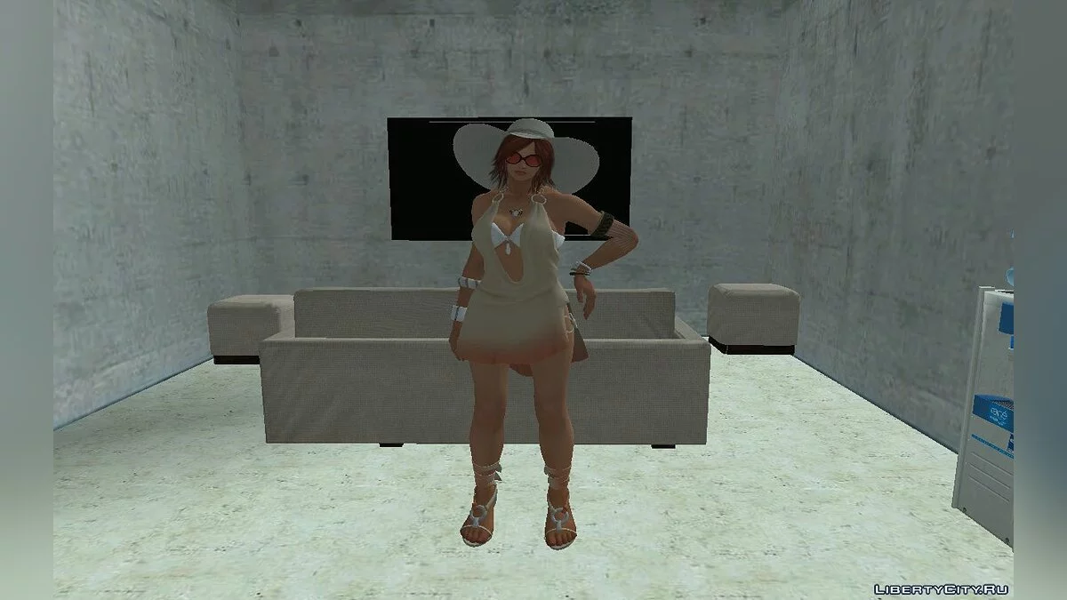 Катарина Алвес  в летнем платье / GTA San Andreas
