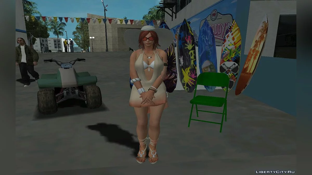 Катарина Алвес  в летнем платье / GTA San Andreas