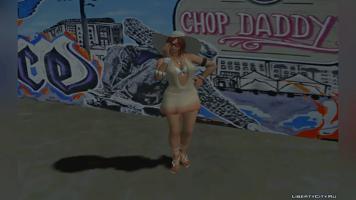 Катарина Алвес  в летнем платье / GTA San Andreas