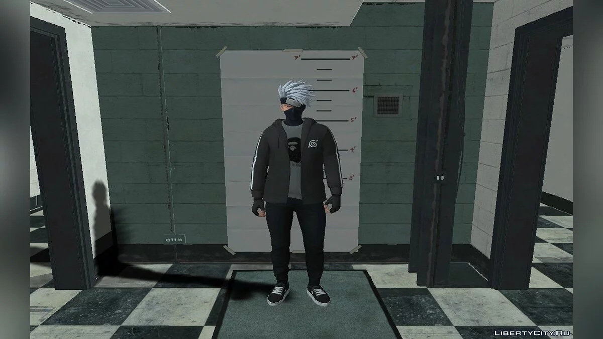 Хатаке Какаши из Jump Force  в повседневной одежде / GTA San Andreas