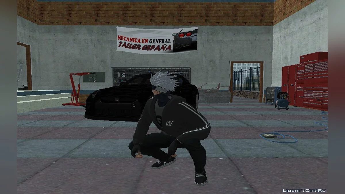Хатаке Какаши из Jump Force  в повседневной одежде / GTA San Andreas
