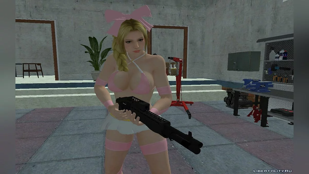 Хелена Дуглас в купальнике / GTA San Andreas