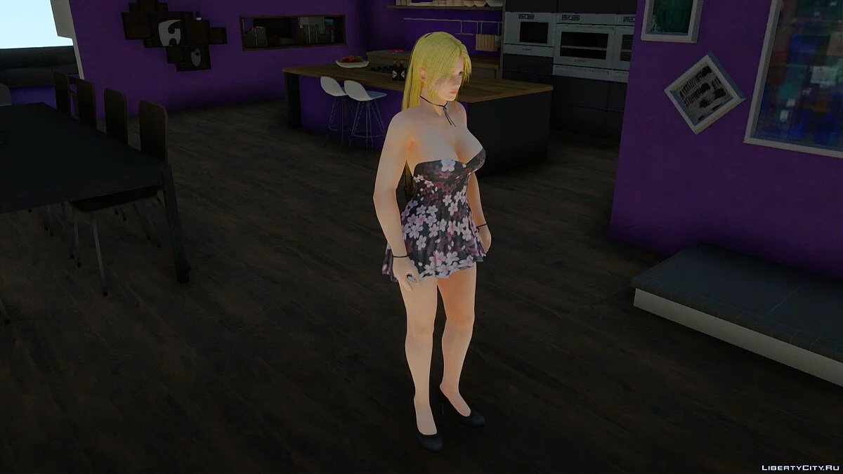Хелена Дуглас в платье Касуми / GTA San Andreas