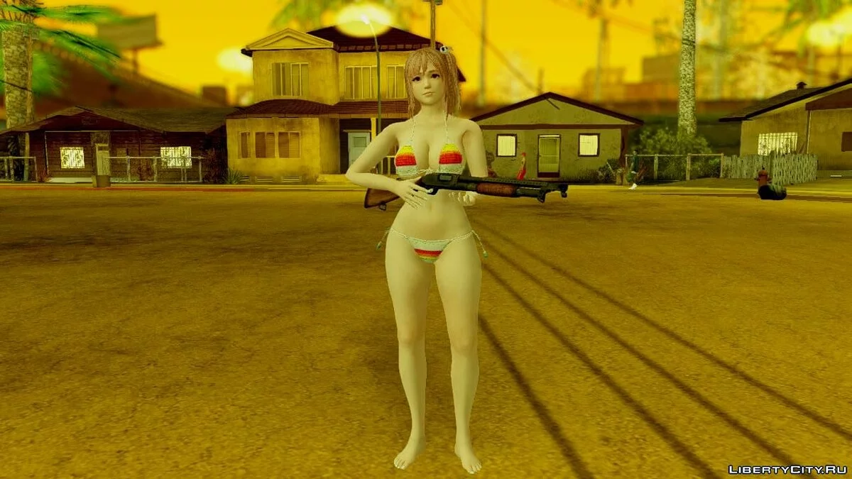Хонока в бикини из Dead Or Alive 5 / GTA San Andreas