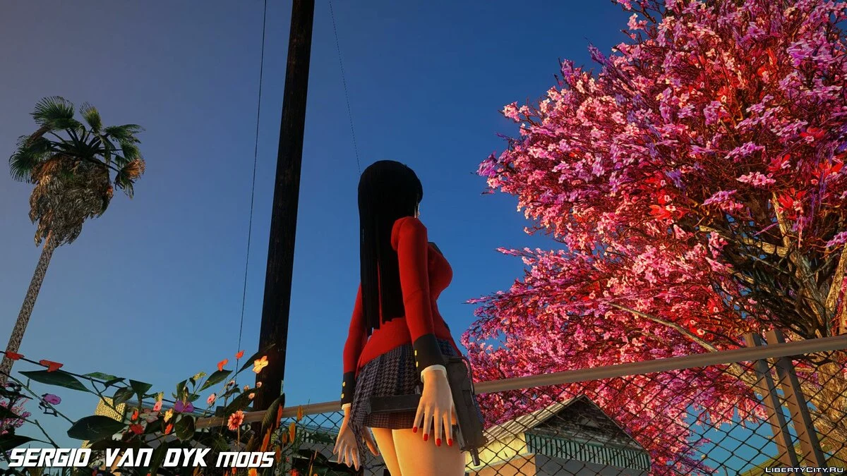 Кокоро в одежде Юмэко Джабами из Kakegurui / GTA San Andreas