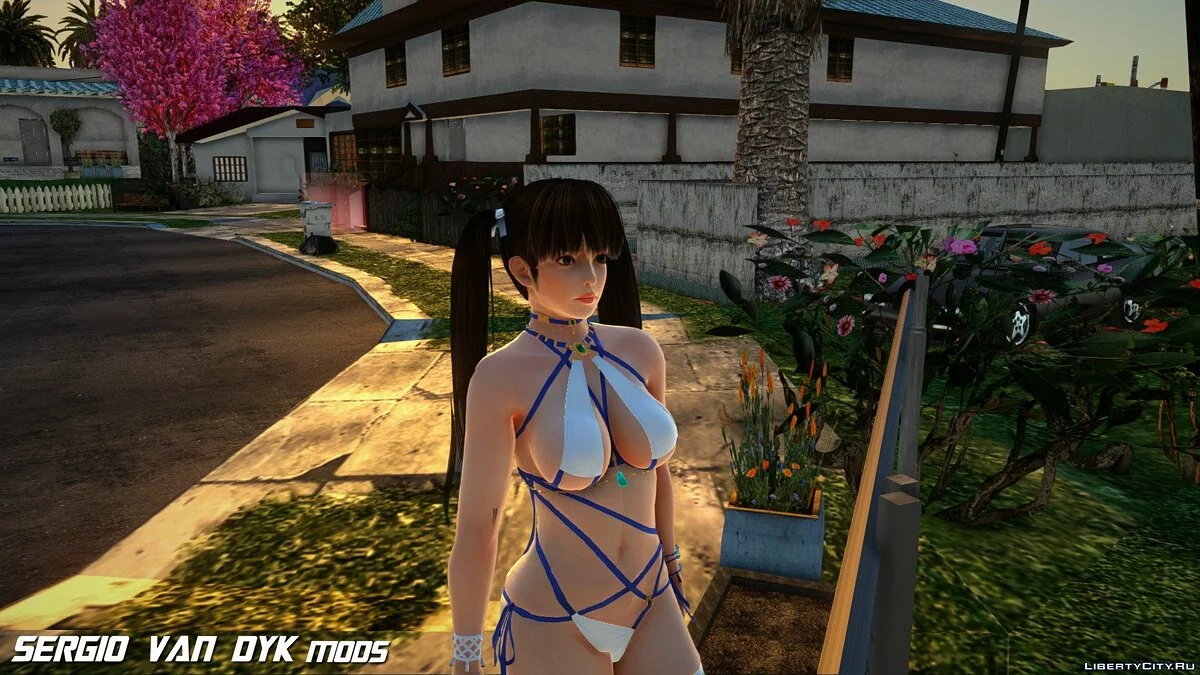 Лей-Фанг в бикини из Dead or Alive Xtreme Venus Vacation / GTA San Andreas