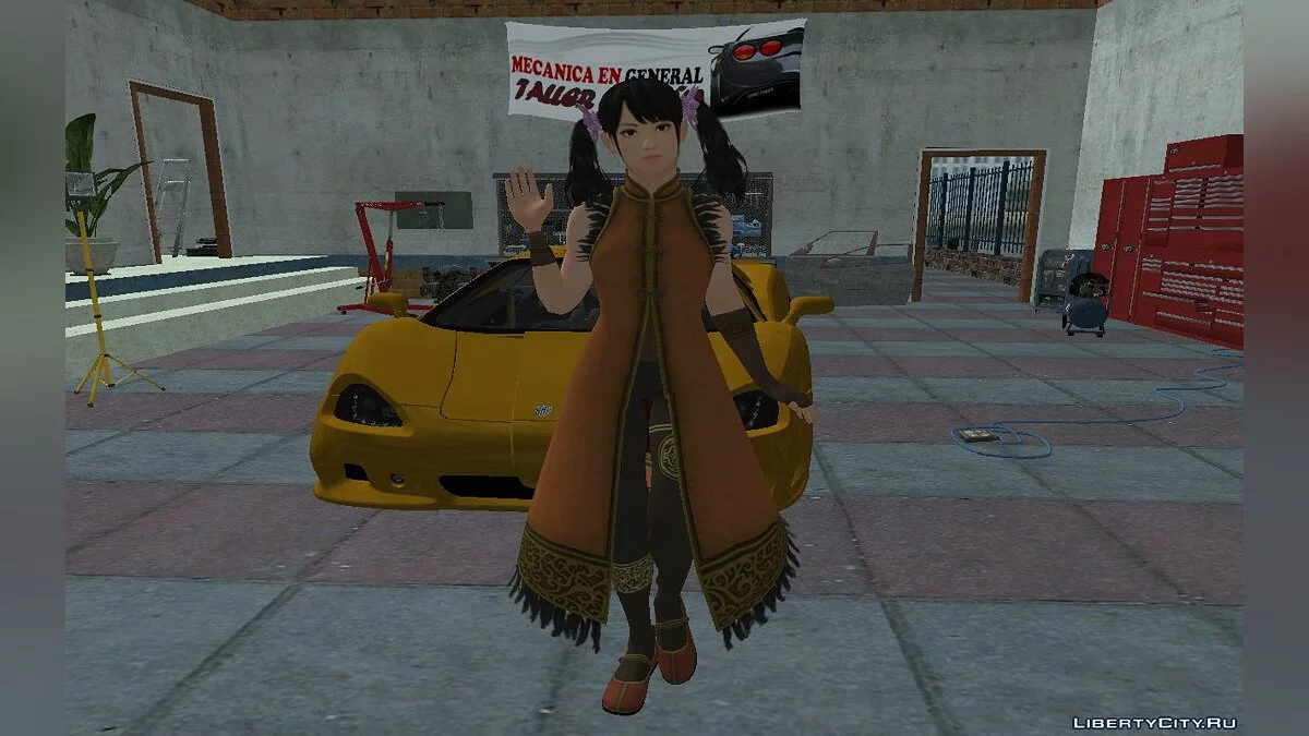 Лин Сяоюй из Tekken 7 / GTA San Andreas