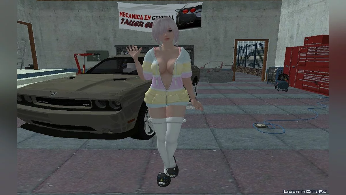 Luna Loose Fluffy Parka / GTA San Andreas