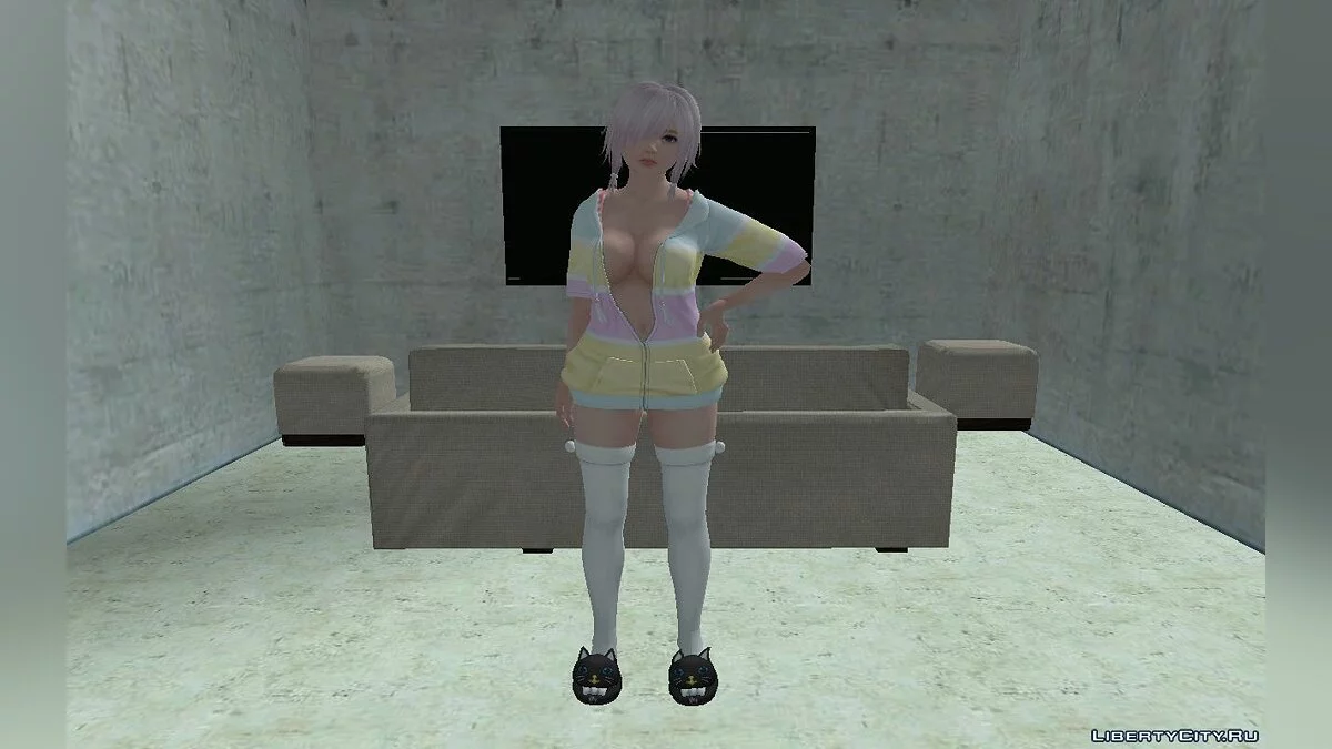 Luna Loose Fluffy Parka / GTA San Andreas